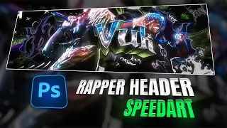 Ken Carson Header Speedart | Rapper Header | Photoshop