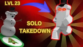 Level 23 snowbear solo takedown | Roblox Bee Swarm Simulator