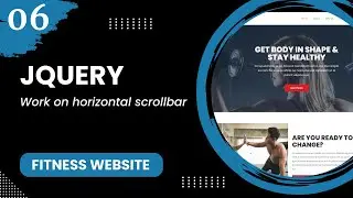 jQuery #6 - Work on horizontal scrollbar