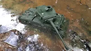 Tiger 1 ИЗ ПЛАСТИЛИНА //ОБСТРЕЛ Panzerkampfwagen IV Ausf E.