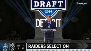 Raiders select Brock Bowers No.13 in  2024 NFL Draft
