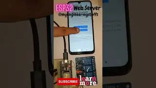 ESP32/ESP8266 Web Server Control AC Appliances #shortvideo