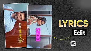 Movie Scene Lyric Video Editing | Instagram Trending Reels Video Editing 🦋