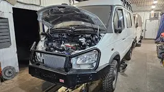 Соболь автодом 4х4 V8 4.7 первый запуск!