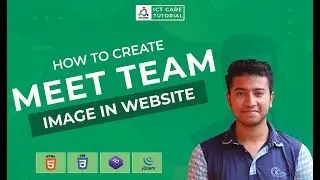 How To Make Website Team Member Section Using HTML And CSS || Creating Team Member Section page.