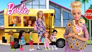 Barbie Doll Family Morning Routine for Last Day of School