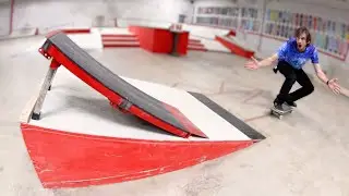 THE BIGGEST LAUNCH RAMP IN THE SKATEPARK! / You Must Land It!