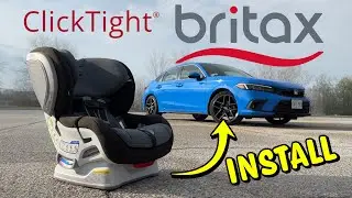 EASIEST CAR SEAT EVER! Britax ClickTight Review & Install and Uppababy KNOX install FAIL