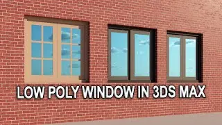 LOW POLY WINDOW MODELING 3DS MAX HINDI | URDU