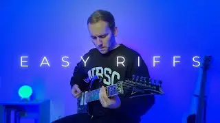 5 Easy 7-String Guitar Riffs