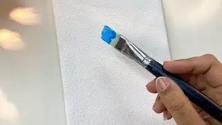 Easy moon painting for beginners/ Acrylic painting tutorial / step by step