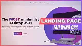 Create a Landing page with tailwind Css | Tutorial