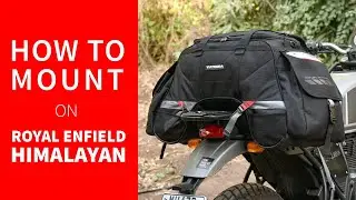 Claw 100% Waterproof tailbag | How to mount on Royal Enfield Himalayan