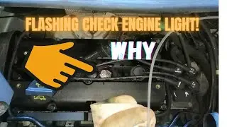 Engine light flashing when accelerating on ford fiesta.Leaking Engine Core Freeze Plugs