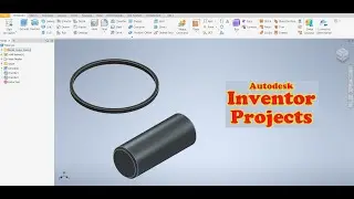 Autodesk Inventor Tutorial  Model #30 - Piston Ring and Pin