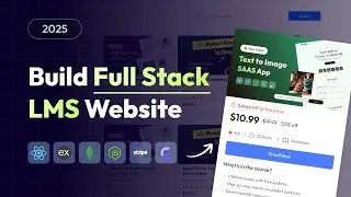 Build Full Stack LMS Website using MERN Stack | Create Full Stack React JS Project 2025