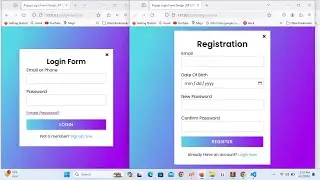 Responsive Login and Registration form | Download Source code from BP CODING website | BP CODING