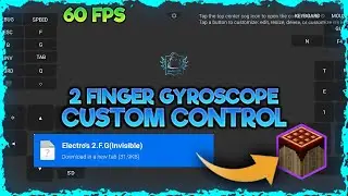 My 2 Finger Custom Controls In Pojavlauncher | Custom Control For Pojavlauncher | Electro7YT