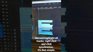 Fastest way to synchronize music or audio for video on premiere pro. #premierepro #adobe