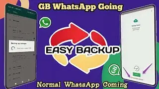 Whatsapp Backup Restore Easy Steps  || GB Whatsapp Chat Backup 2022 without Google Drive Gk Teck