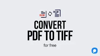 How to Convert PDF to TIFF | Free Online Tool