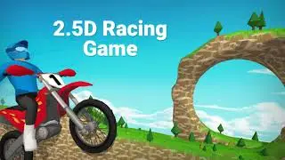 Unity: Stylized 2.5D Bike Racing Game Template