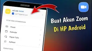 Cara Membuat Akun Zoom Meeting Lewat HP Android