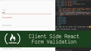 Client Side React Form Validation  (P2D29) - Live Coding with Jesse