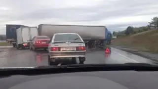 ДТП на развилке на Каменное за Пирогово по направлению на Агрыз.
