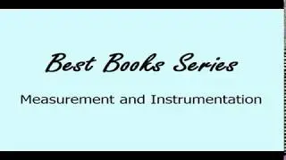 Measurement and Instrumentation | Recommended Best books