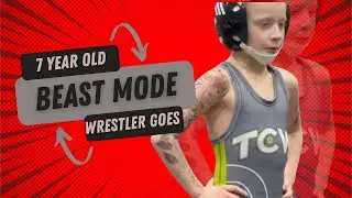 7 Year old Wrestler goes BEAST MODE! same kid from 