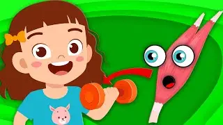 The Muscle Song! | Human Body Songs For Kids  | KLT Anatomy