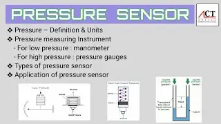 Pressure Sensor || Working of pressure sensor || Types and application of pressure sensor