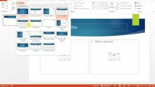 Microsoft PowerPoint 2013 How To Change The Layout Of Your Slides