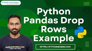 How to drop rows in Python Pandas | Python Pandas Drop Rows Example