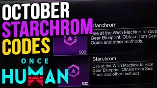 NEW Codes for 1000 Starchrom in Once Human