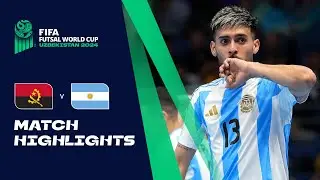 HIGHLIGHTS: Angola v Argentina | FIFA Futsal World Cup Uzbekistan 2024