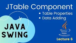 Java Swing : JTable Component | Swing Components in detail | Hindi Tutorial