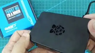 Raspberry Pi 4B ABS Case Upgraded with Screwless Fan Mounting