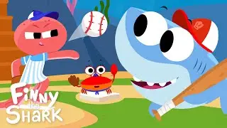 Take Me Out To The Ball Game | Kids Song | Finny The Shark