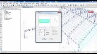 ETABS-Steel Truss Factory Structure-01/02