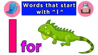 Words That Start with Letter I | Words Begin with I | Kids Learning Videos