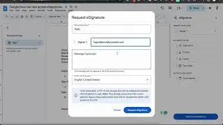 Starting Sending eSignature Documents with Google Docs