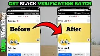 NEW! How to Get Black Verification Badge on Facebook Profile 2024 I Facebook Black Badge