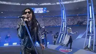 Lenny Kravitz Performs at the 2024 UEFA Champions League Final 2024 Kick Off Show by Pepsi