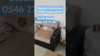 Elektrik kesintisine %100 Sessiz çözüm #sessizenerji