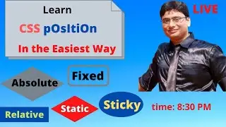 CSS Position Property | Static | Relative | Fixed | Absolute | CSS Position Tutorial in Hindi