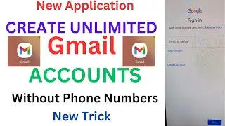 How To Create Unlimited Gmail Account Without phone 📱 Number || Get Free Unlimited Gmail account