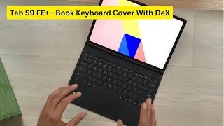 Samsung Galaxy Tab S9 FE+ Plus - Book Keyboard Cover With DeX