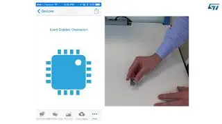 Event Detection Logic in the MEMS Accelerometer using the SensorTile and the ST BlueMS App